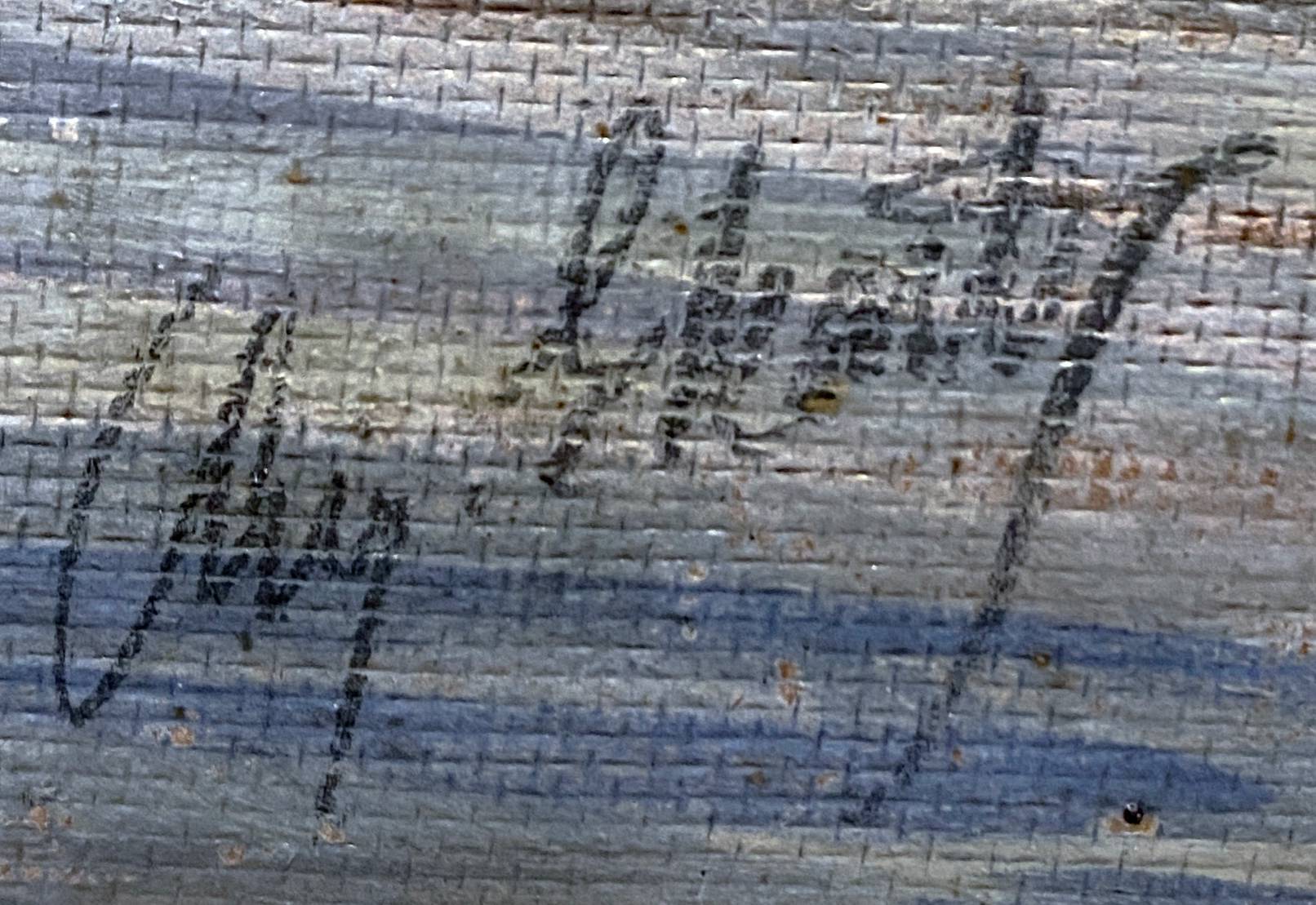 Tableau HSP school of the North Impressionist late 19th century marine port signed + frame
