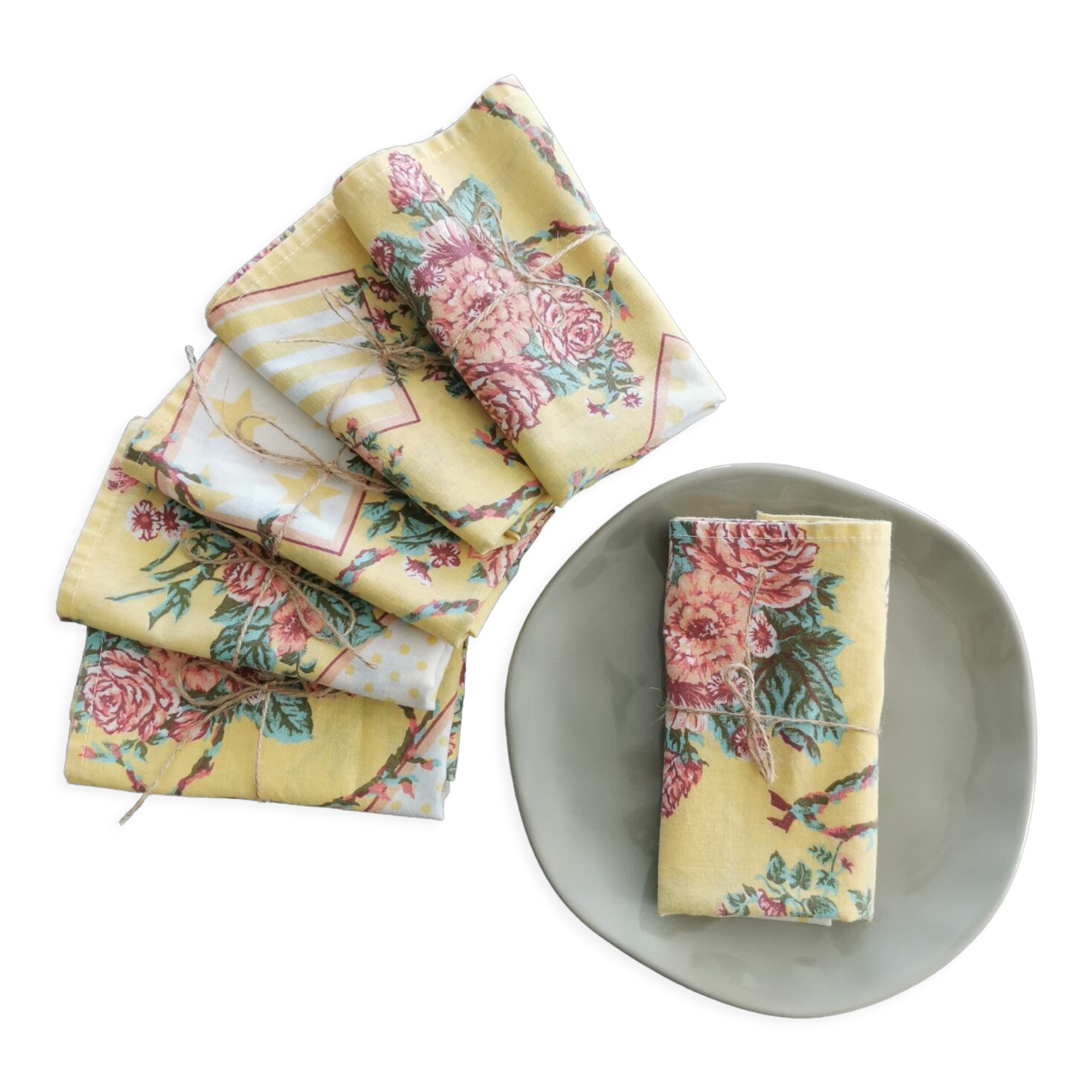 Lot de 6 serviettes de table