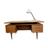 Vintage teak desk Möbel H. Riestenpatt 1960