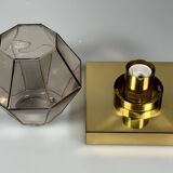 1960s 1970s Wall Sconce Wall Light from Glashütte Limburg Germany Design