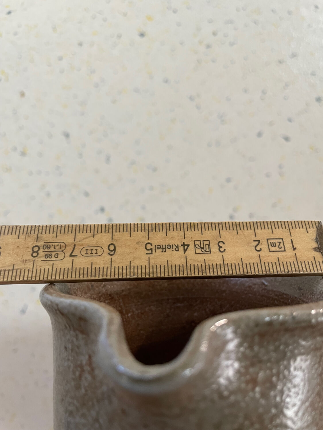 Jug, stoneware carafe, 1950s-60s