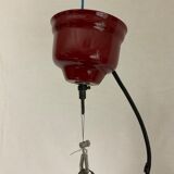 Suspension uccello rouge style lampe pecheur
