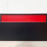 Double bed postmodern German vintage profile system by Elmar Flötotto for Flötotto.