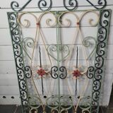 Old wrought iron 2-door gate