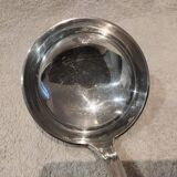 Silver-plated metal soup ladle by Christofle silversmiths, Albi pattern
