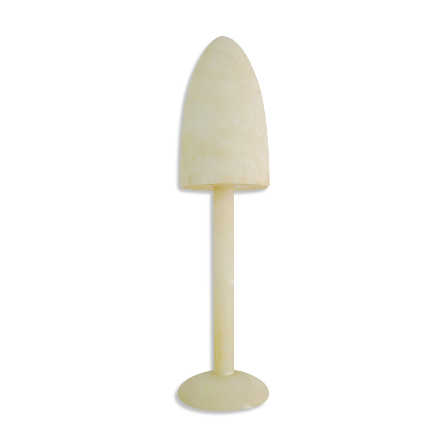 Lampe champignon en albâtre espagnol A Pegasan Espagne. Année 70