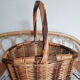Oval rattan basket