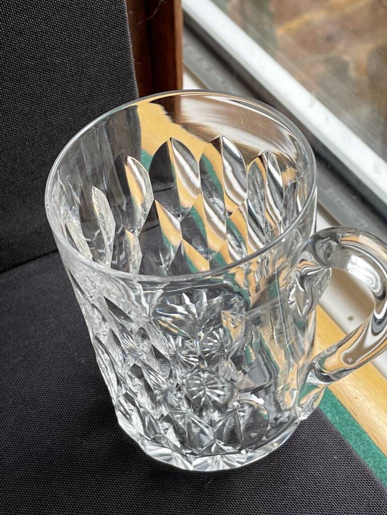 6 old Baccarat cups size 6406