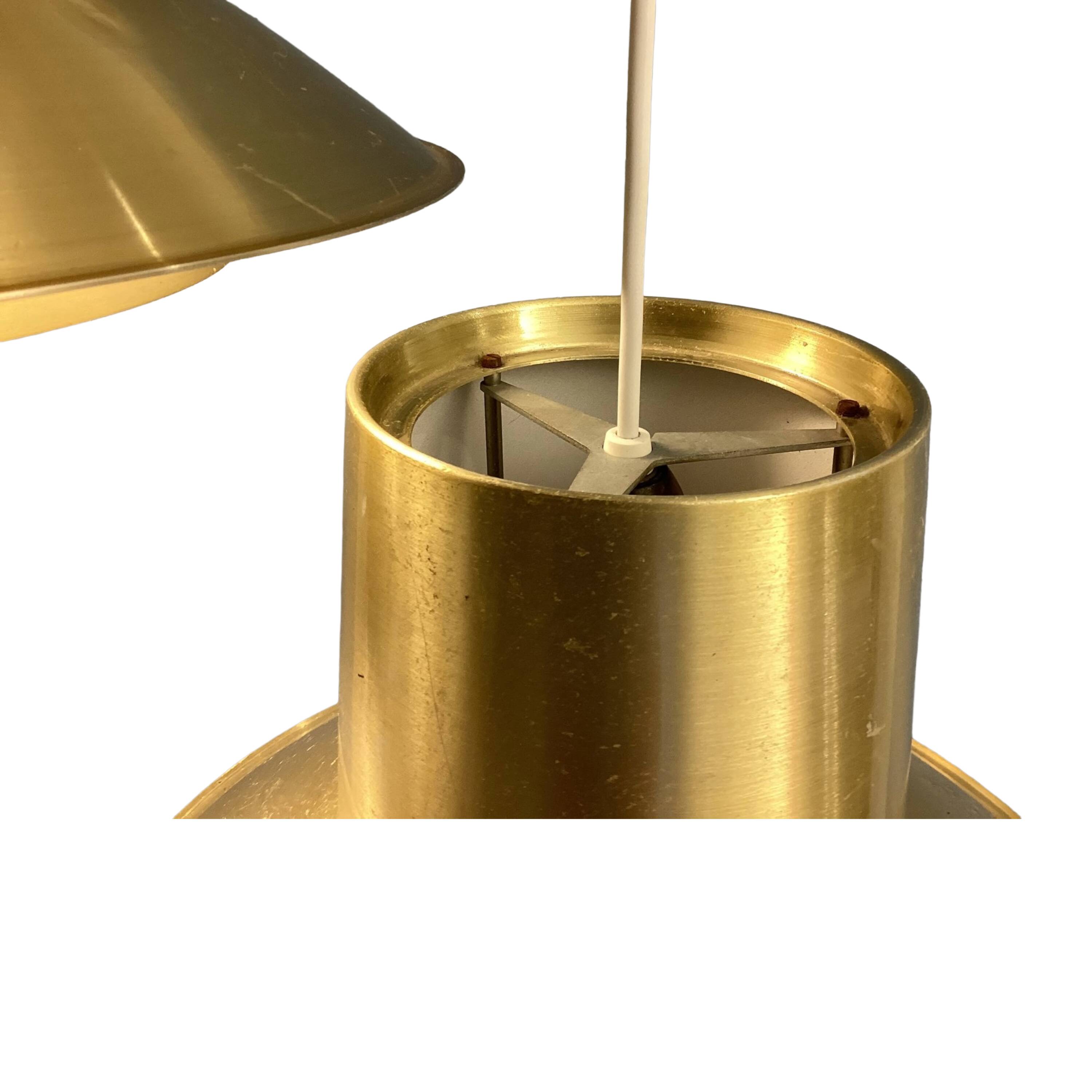 Pair of "Auditorie" pendants by Svend Middelboe for Nordisk Solar 1960