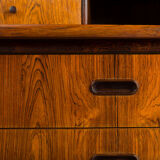 Danish midcentury rosewood secretaire, 1960s