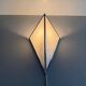 Simple opal glass wall light with an aluminium body, 1980s, Germany.