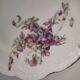 Flat plate in Limoges porcelain – Havland – Floral decoration