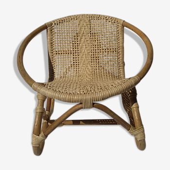 Child rattan chair