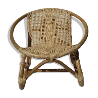 Child rattan chair