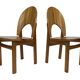 Vintage Rainer Daumiller pine chair minimalist design