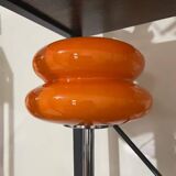 Orange Bauhaus style table lamp