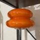 Orange Bauhaus style table lamp