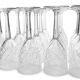 Crystal footed glasses from the 1950s.