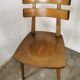 Set de 6 chaises tout bois 1960