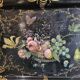 Old painted decoration tray