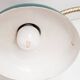 Lampe de bureau articulée verte et dorée