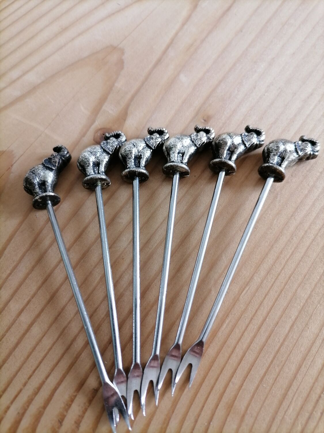 Set of 6 vintage aperitif spades