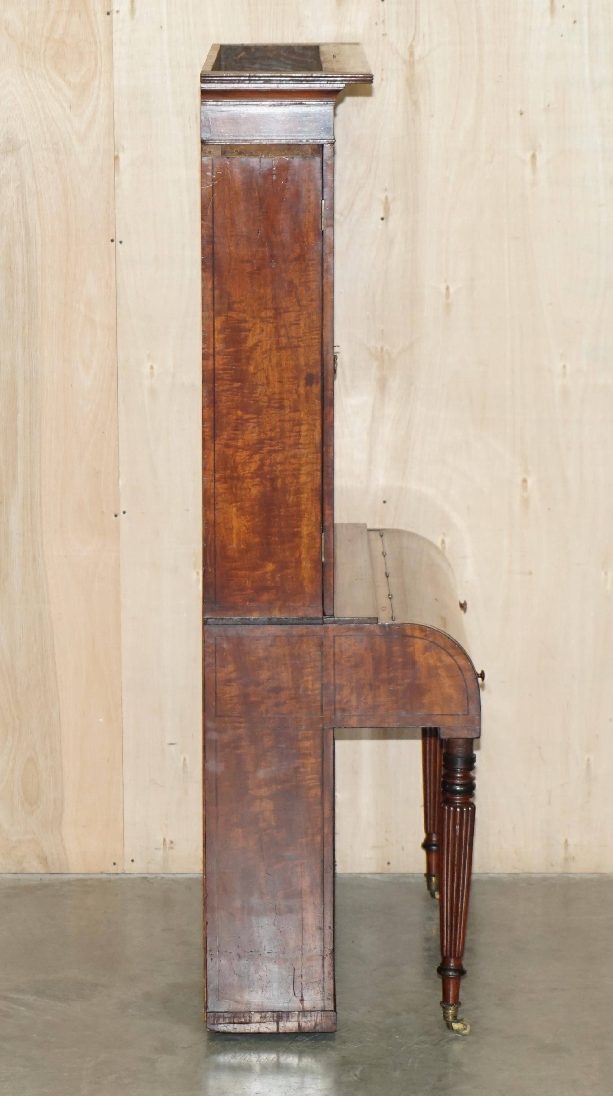 Victorian Scriban Desk in Walnut, 1860