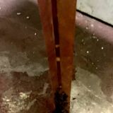 Curved Louis XV style chest of drawers 20th century marble top