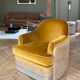 Fauteuil Mathurins velours Chaulnes