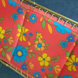 Vintage foldable camping camp bed