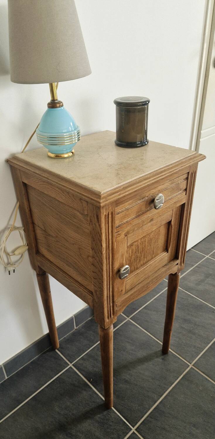 Table chevet - Style Louis XVI - Chêne massif