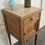 Bedside table - Louis XVI style - Solid oak