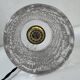 Paire d’anciennes suspensions en verre vintage