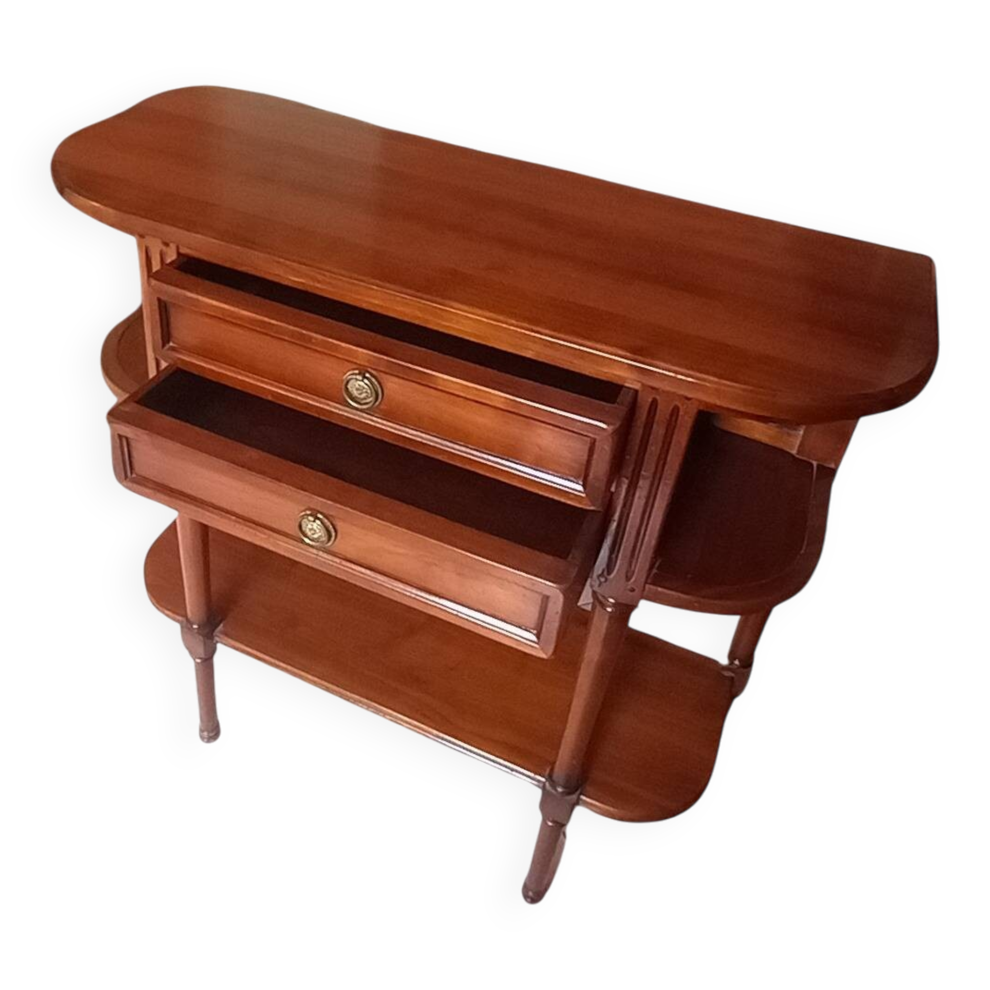 Chest of drawers, console in cherry wood