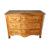 Commode lyonnaise en noyer blond Louis XV