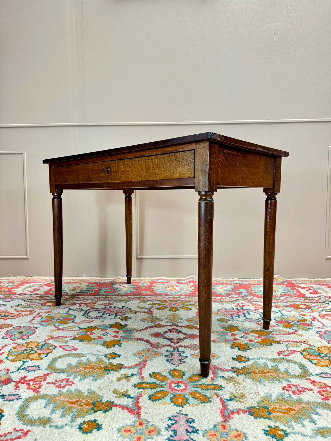 Louis XVI Style Walnut Desk Table 19th Century