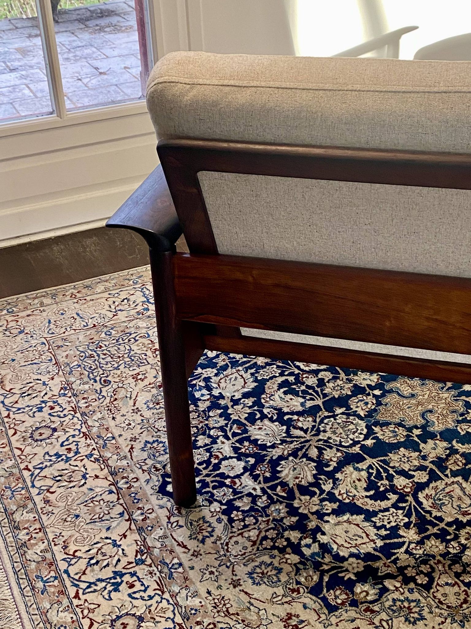 Armchair & Ottoman Hans Olsen – Vatne Møbler Denmark, 1960 Rosewood