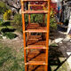 Bamboo and rattan shelf