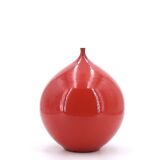 Vase rouge Belge en céramique, années 60
