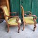 Pair of armchairs with mahogany restoration of the XlX th century