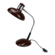 Desk lamp chrome and metal vintage chocolate