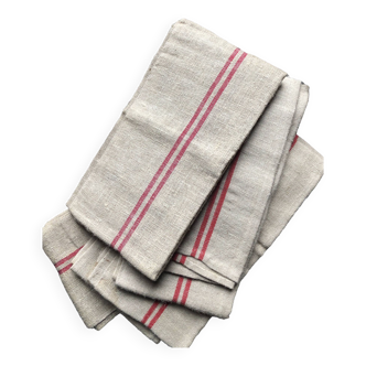 Old Hemp Tea Towel - New Condition