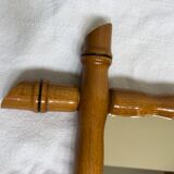 Miroir vintage façon bambou