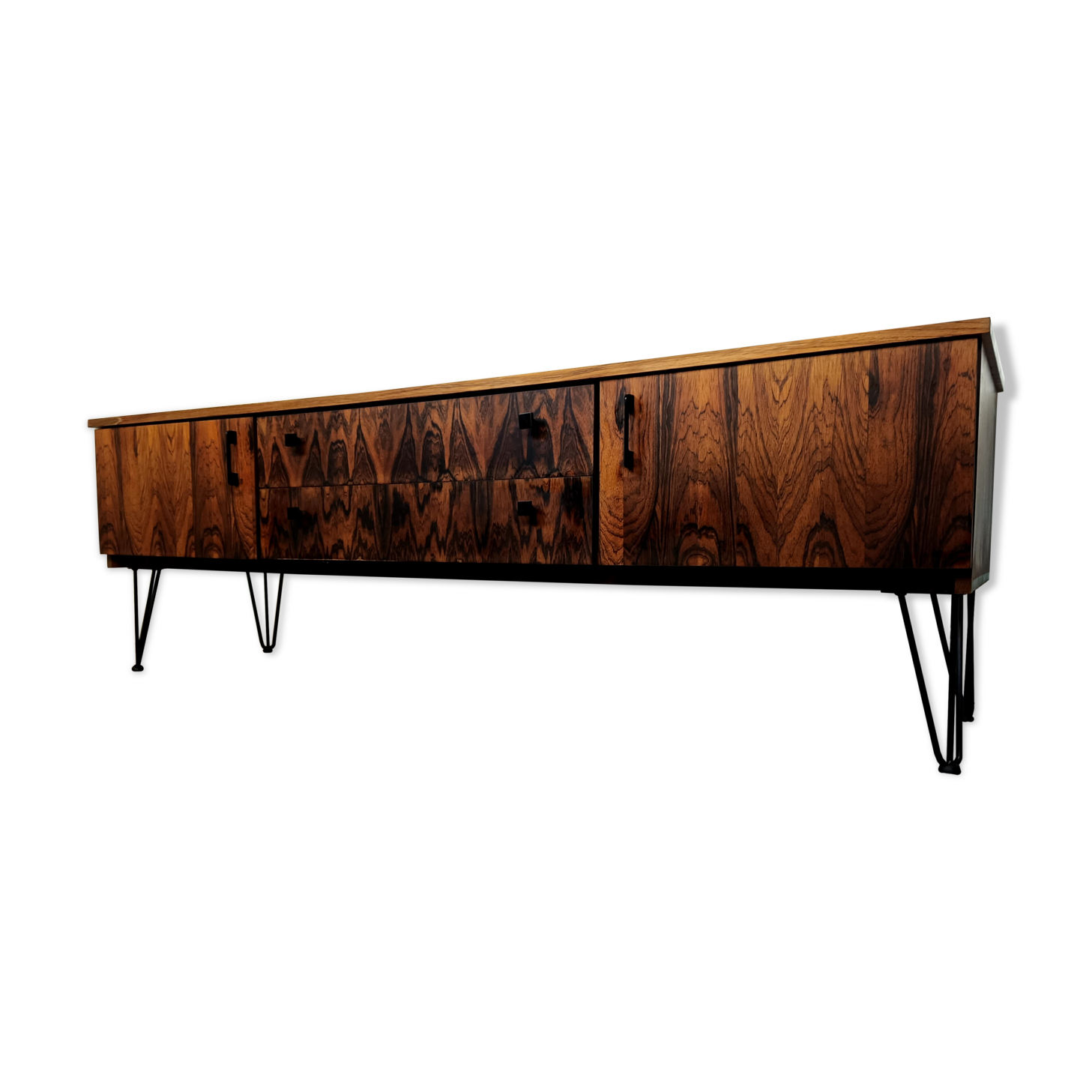 Scandinavian rosewood teak row