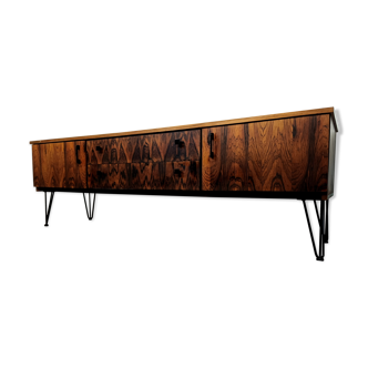 Scandinavian rosewood teak row