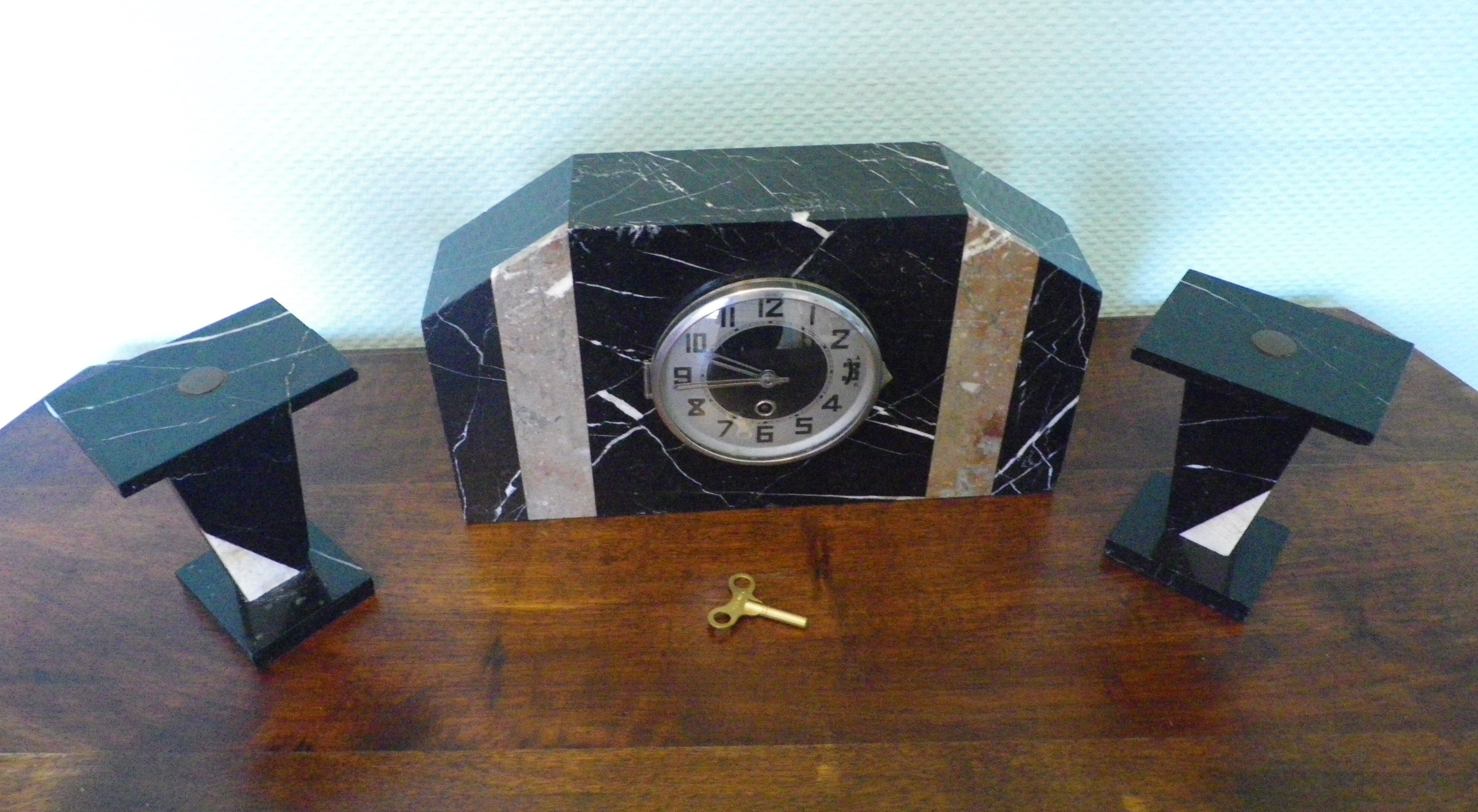Thick marble clock 30/40