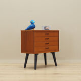 Teak chest of drawers, Danish design, 1970s, production: Denmark