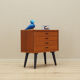 Teak chest of drawers, Danish design, 1970s, production: Denmark