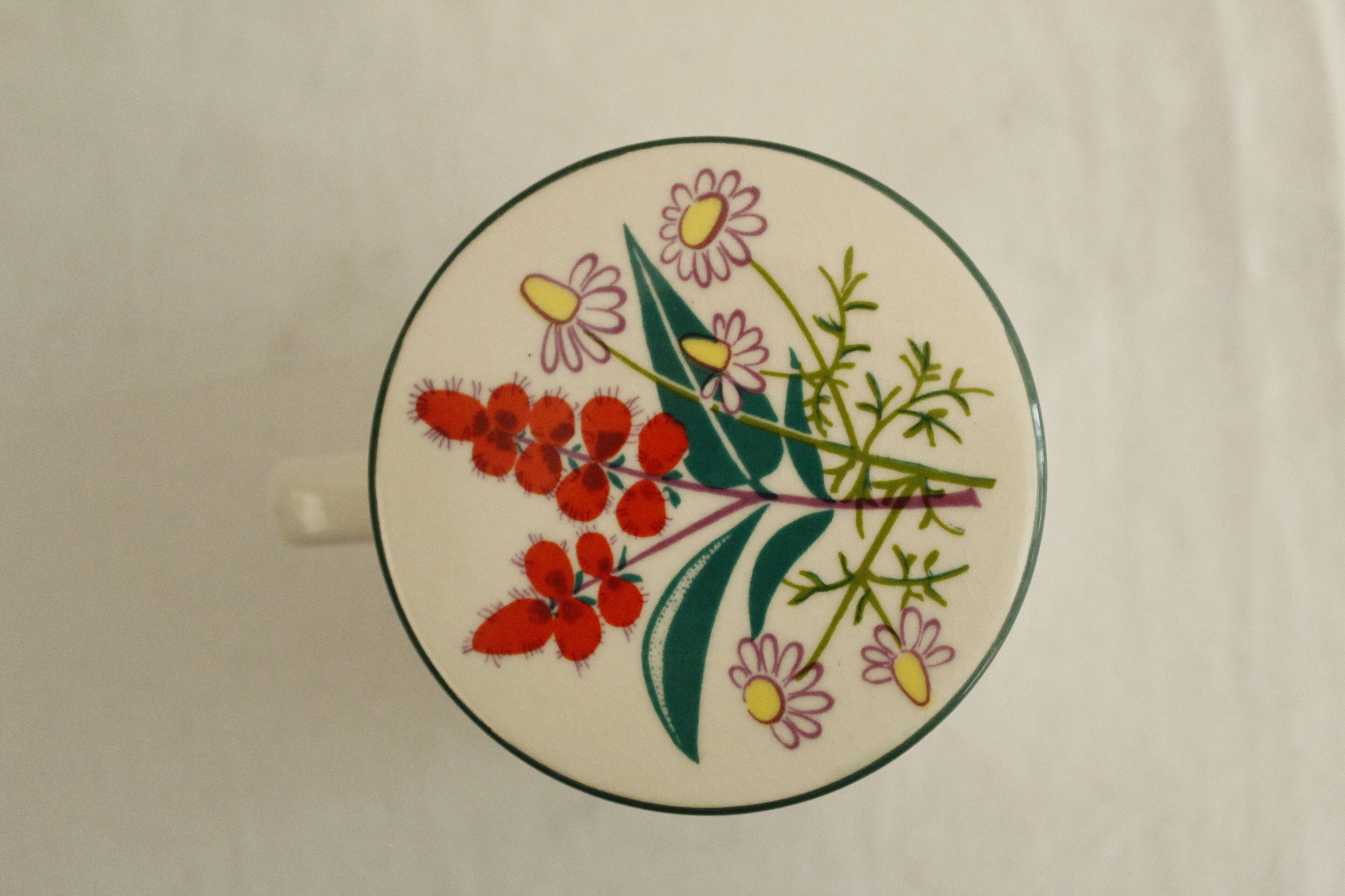 Infusion cup - flower motifs - Western Germany