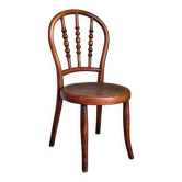 Children's chair in curved round wood old year